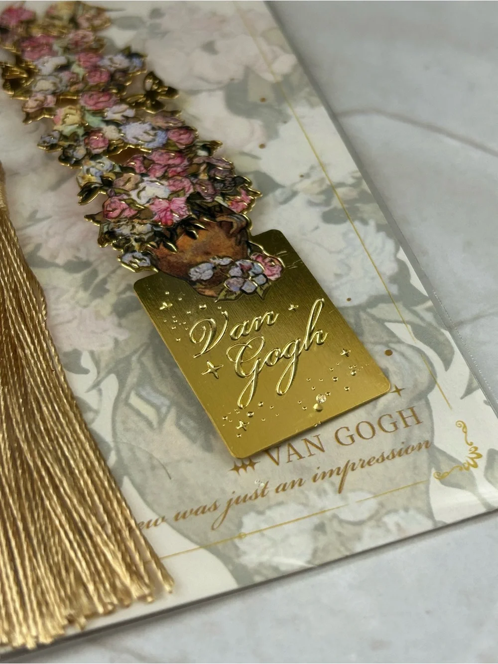 N/A metal bookmark